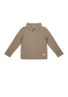 Baje Studio Findon longsleeve polo taupe