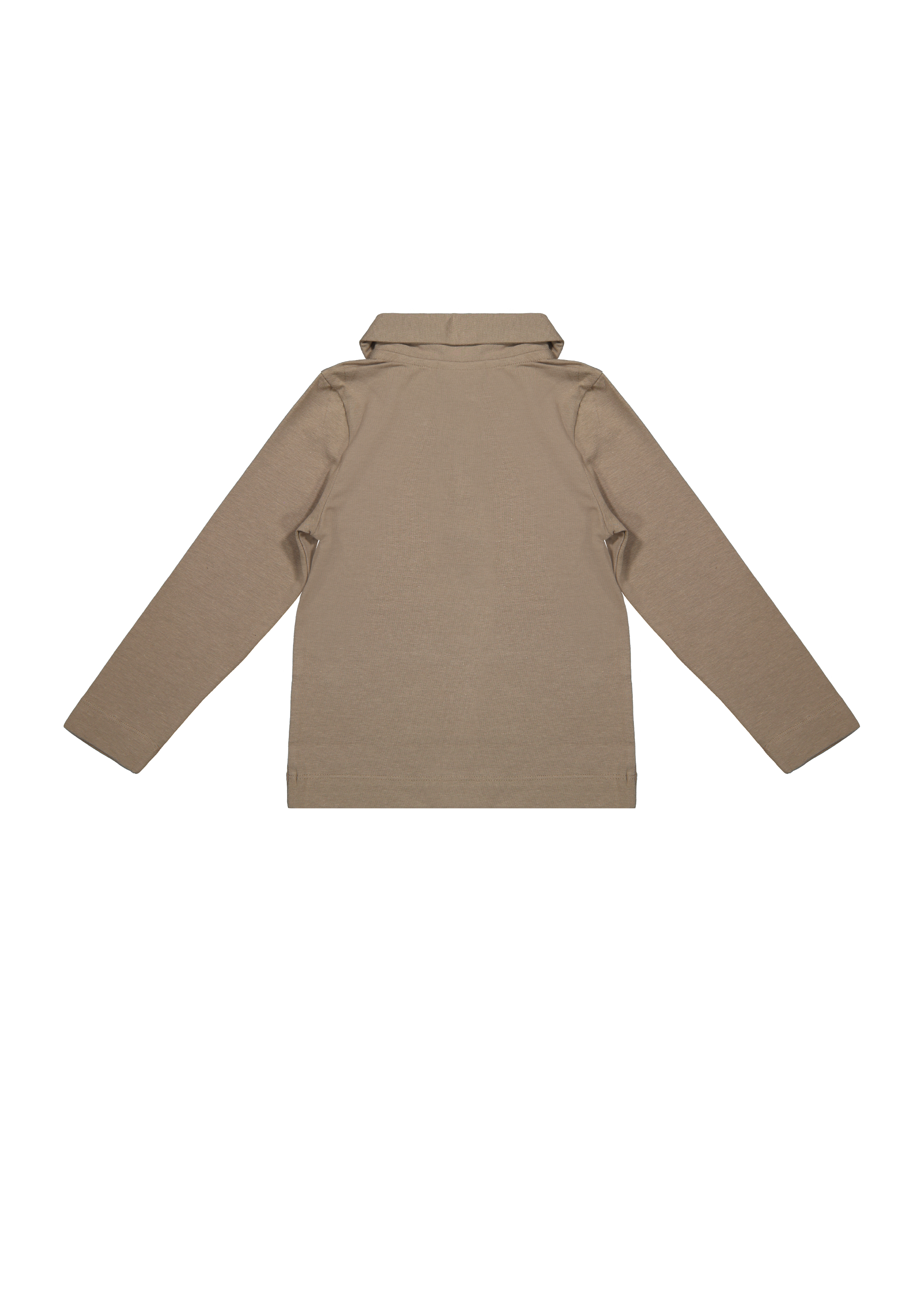 Baje Studio Findon longsleeve polo taupe