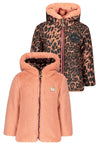 Flo Flo baby girls reversible hooded jacket pink - Bubbles & Bo
