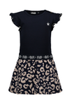 Flo Flo baby girls ruffle jersey dress with ikat skirt - Bubbles & Bo
