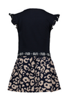Flo Flo baby girls ruffle jersey dress with ikat skirt - Bubbles & Bo