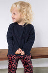 Flo Flo baby girls woven blouse with lace turle neck - Bubbles & Bo