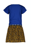 Flo Flo girls 2pc viscose dot dress with AO panter skirt and knotted stripe tee - Bubbles & Bo
