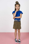 Flo Flo girls 2pc viscose dot dress with AO panter skirt and knotted stripe tee - Bubbles & Bo