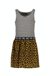 Flo Flo girls 2pc viscose dot dress with AO panter skirt and knotted stripe tee - Bubbles & Bo