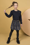 Flo Flo girls AO velvet plisse skirt - Bubbles & Bo