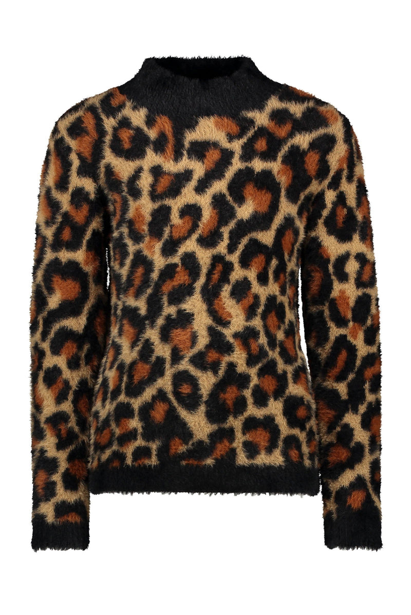 Flo Flo girls animal hairy knit sweater - Bubbles & Bo