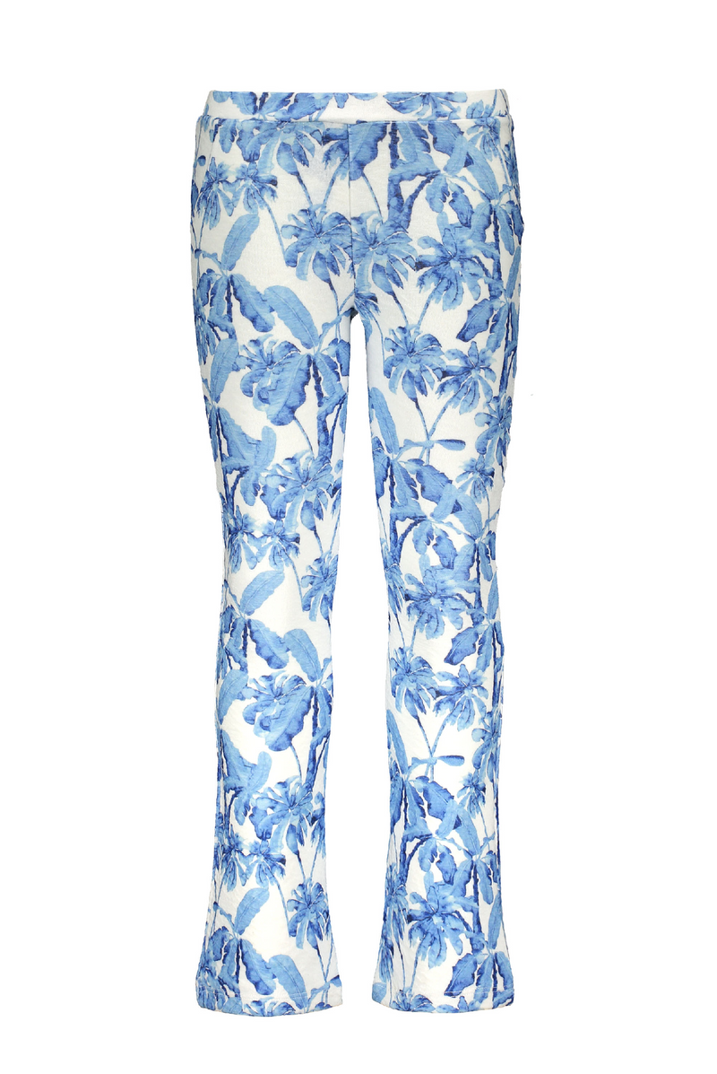 Flo Flo girls crepe AO palmtree flared pants - Bubbles & Bo