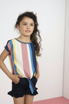 Flo Flo girls crepe ruffle short - Bubbles & Bo