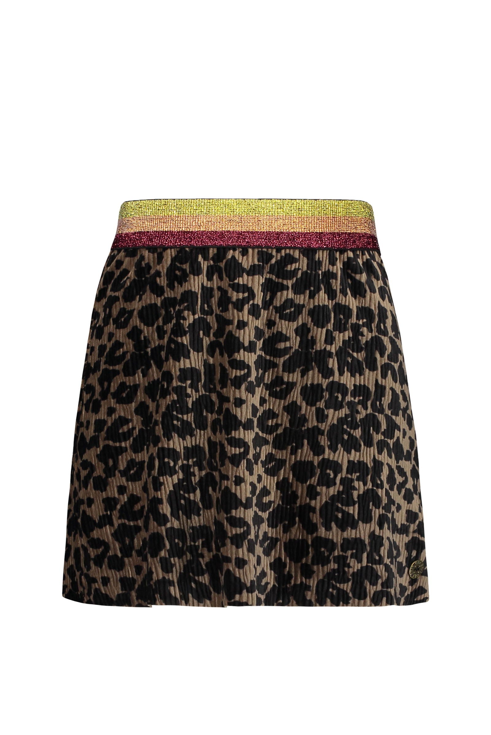Flo Flo girls crincle velvet animal skirt