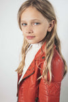 Flo Flo girls girls imi leather biker jacket - Bubbles & Bo