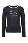 Flo Flo girls jersey ls tee rib neck OH LALALA - Bubbles & Bo