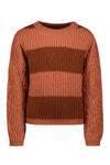 Flo Flo girls knitted ajour sweater - Bubbles & Bo