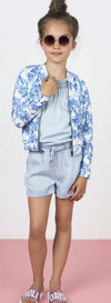 Flo Flo girls light denim playsuit - Bubbles & Bo