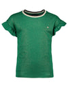 Flo Flo girls metallic jersey ruffle top - Bubbles & Bo
