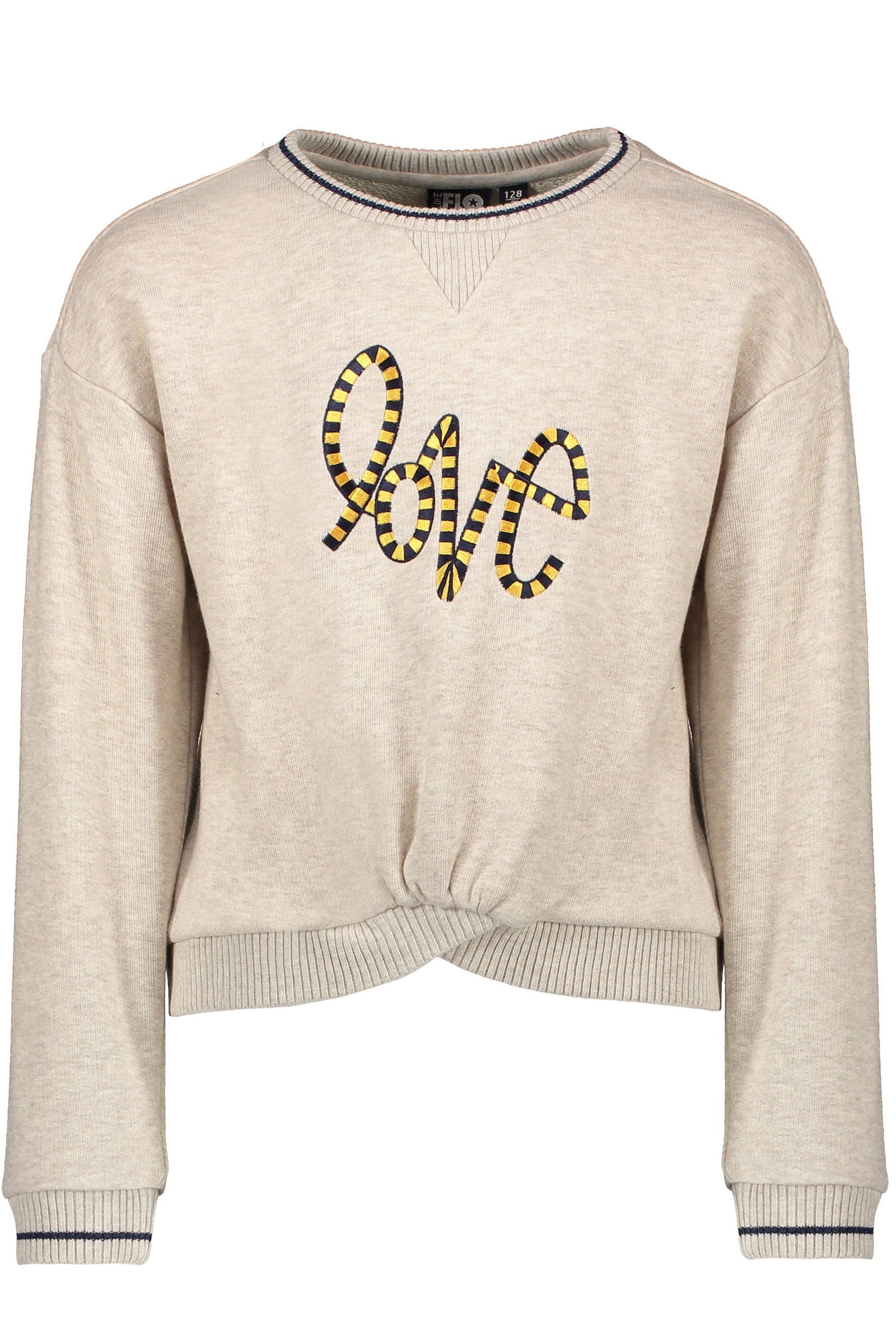 Flo Flo girls oatmeal sweater LOVE
