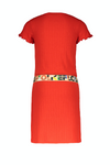 Flo Flo girls ss rib dress fancy plisse - Bubbles & Bo
