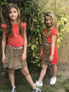 Flo Flo girls ss rib dress fancy plisse - Bubbles & Bo