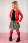 Flo Flo girls ss rib dress with fancy plisse skirt - Bubbles & Bo