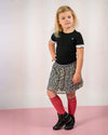 Flo Flo girls ss rib dress with fancy plisse skirt - Bubbles & Bo