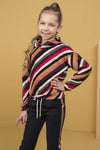 Flo Flo girls velvet hooded sweater - Bubbles & Bo