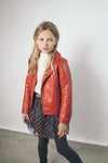 Flo Flo girls woven blouse with lace turtle neck - Bubbles & Bo