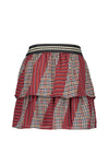 Flo Flo girls woven check-stripe skirt - Bubbles & Bo