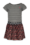 Flo baby girls 2pc flower plisse dress with lurex sweat top - Bubbles & Bo