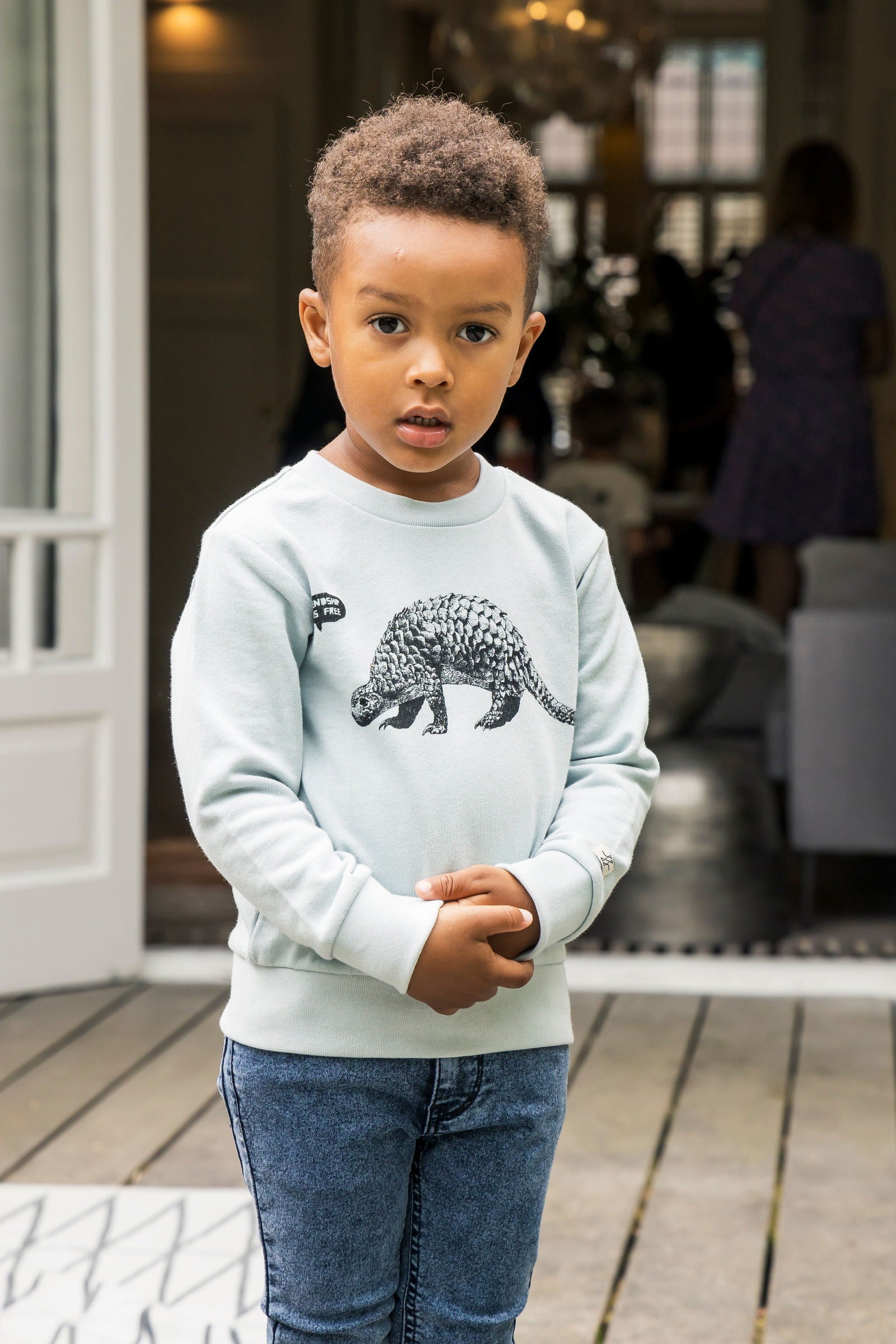 Frankie & Friends Blackbird Sweater - Bubbles & Bo