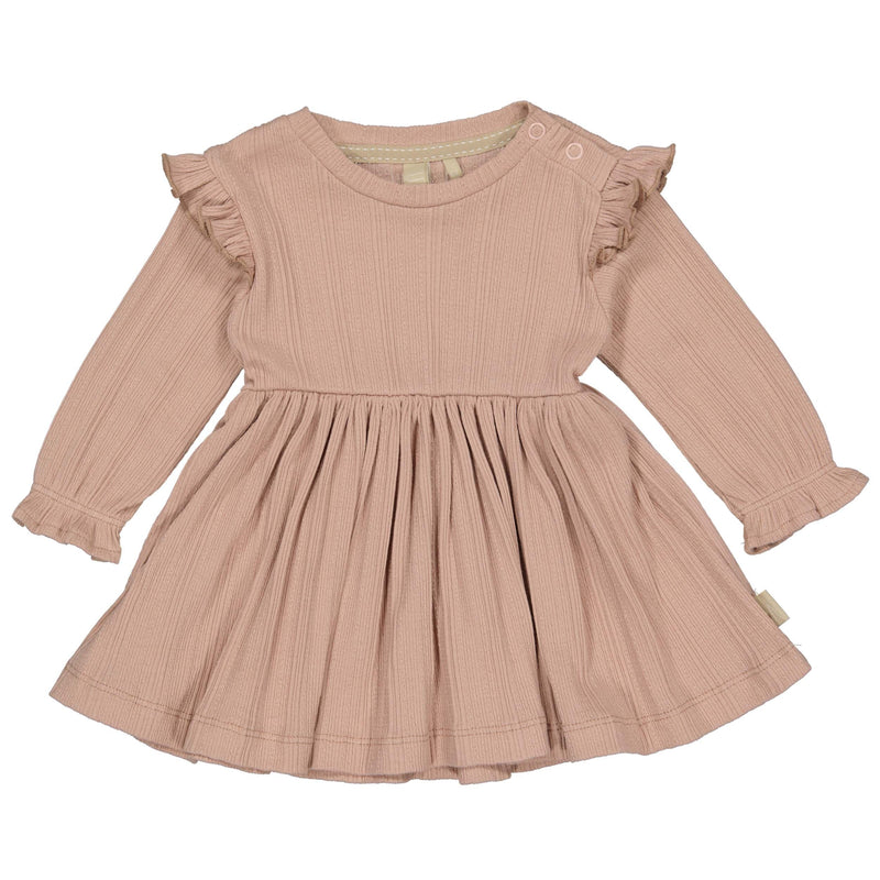 Meisjes Dress GAB van Levv Newborn in de kleur Mauve in maat 68.
