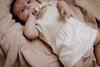 Meisjes Dress GATI van Levv Newborn in de kleur Beige in maat 68.