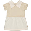 Meisjes Dress GATI van Levv Newborn in de kleur Beige in maat 68.