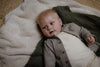 Jongens Longsleeve GEERT van Levv Newborn in de kleur Beige in maat 68.