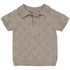 Jongens Poloshirt GERARD van Levv Newborn in de kleur Light Grey in maat 68.