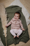 Meisjes Longsleeve GIVIN van Levv Newborn in de kleur Mauve in maat 68.