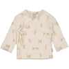 Meisjes Cardigan GOAN van Levv Newborn in de kleur AOP White Flower in maat 68.