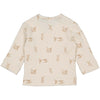 Meisjes Cardigan GOAN van Levv Newborn in de kleur AOP White Flower in maat 68.