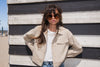 Meisjes GIRLS ANNE BLOUSE van Circle of Trust in de kleur Bone white in maat 176.