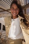 Meisjes GIRLS DIANNA BLOUSE van Circle of Trust in de kleur Bone white in maat 176.