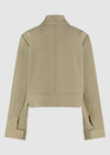 Meisjes GIRLS FAITH JACKET van Circle of Trust in de kleur Olive gray in maat 176.
