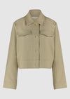 Meisjes GIRLS FAITH JACKET van Circle of Trust in de kleur Olive gray in maat 176.