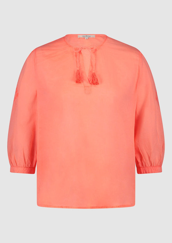 Meisjes GIRLS HEATHER BLOUSE van Circle of Trust in de kleur Papaya punch in maat 176.
