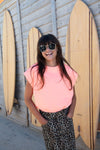 Meisjes GIRLS ISLA TEE van Circle of Trust in de kleur Papaya punch in maat 176.
