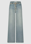 Meisjes GIRLS JONA WIDE LEG DNM van Circle of Trust in de kleur Soft blue in maat 176.