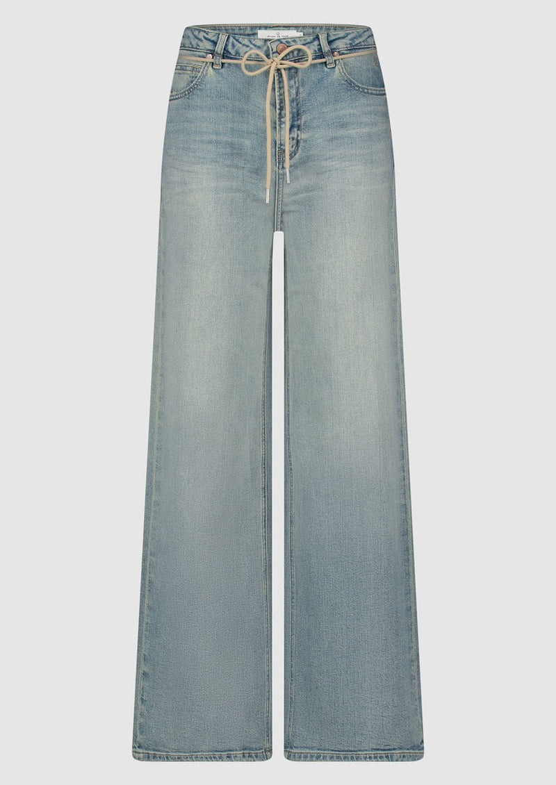 Meisjes GIRLS JONA WIDE LEG DNM van Circle of Trust in de kleur Soft blue in maat 176.