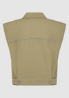 Meisjes GIRLS LUCY GILET van Circle of Trust in de kleur Olive gray in maat 176.