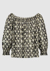Meisjes GIRLS VERA BLOUSE van Circle of Trust in de kleur Bramble blossom in maat 176.
