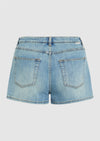 Meisjes BILLY SHORT van Circle of Trust in de kleur Island Breeze Wash in maat 176.