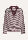 Meisjes KRISTA SHIRT van Circle of Trust in de kleur Baroque red in maat 176.