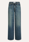 Meisjes JONA DENIM van Circle of Trust in de kleur Fluid blue wash in maat 176.